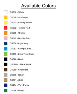 Color Chart