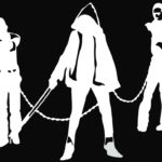 The Walking Dead with Michonne and Zombies
