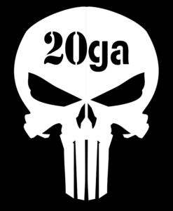 Guns & Ammo 057 Ammo can skull 20ga