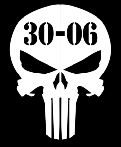 Guns & Ammo 059 Ammo can skull 30-06