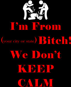 Funny 027 We don't keep calm