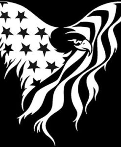 Patriotic 15 Eagle Flag